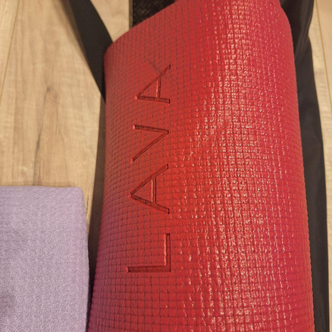 LAVA ヨガマットセット 紫とピンク マットケース