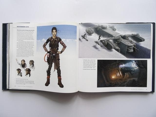 洋書◆スターウォーズ フォースの覚醒写真集 本 映画 デッサン イラスト
