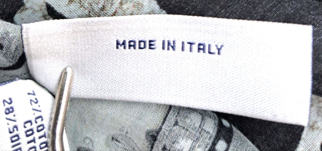 イタリア製　ピエールルイマシア　コットン×シルクストール　大判