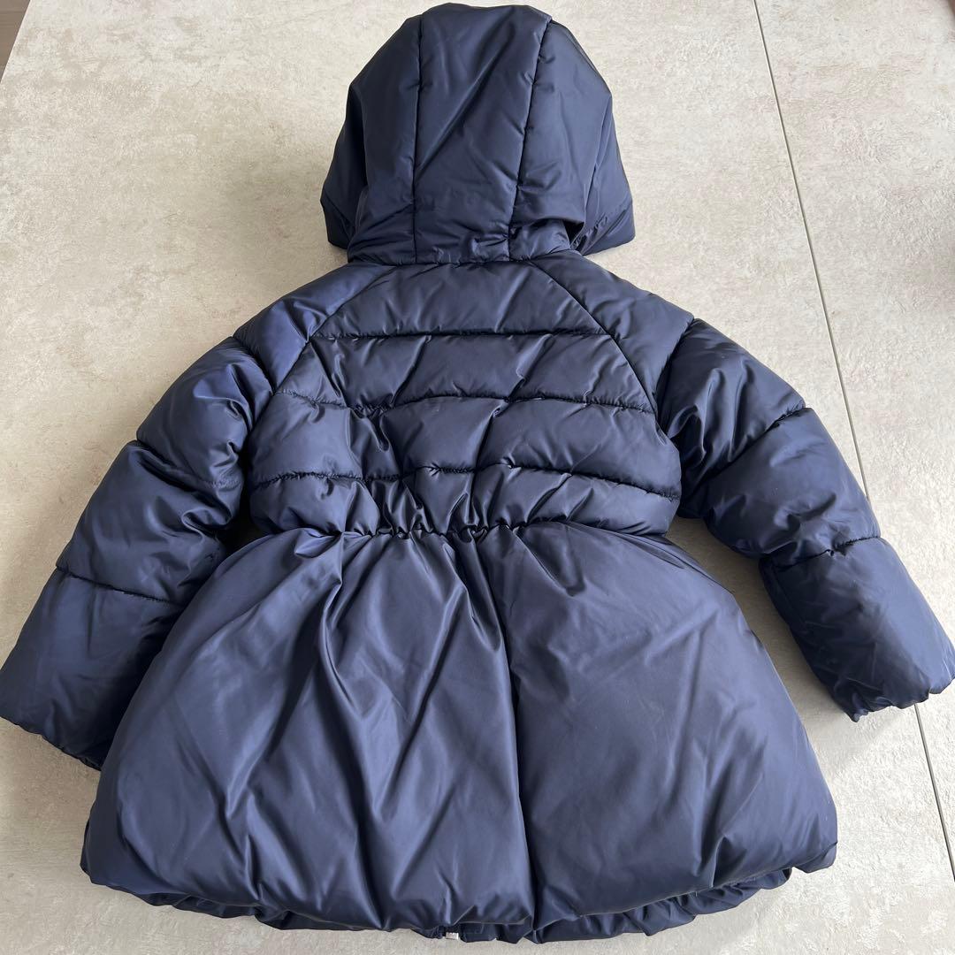 JACADI PARIS ネイビー キルティングコート