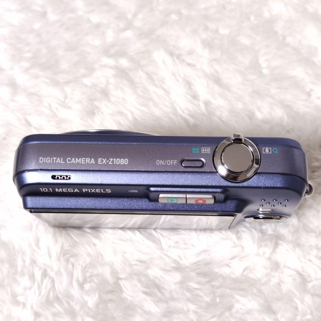 CASIO EXILIM EX-Z1080 ブルー 箱 充電ケーブル