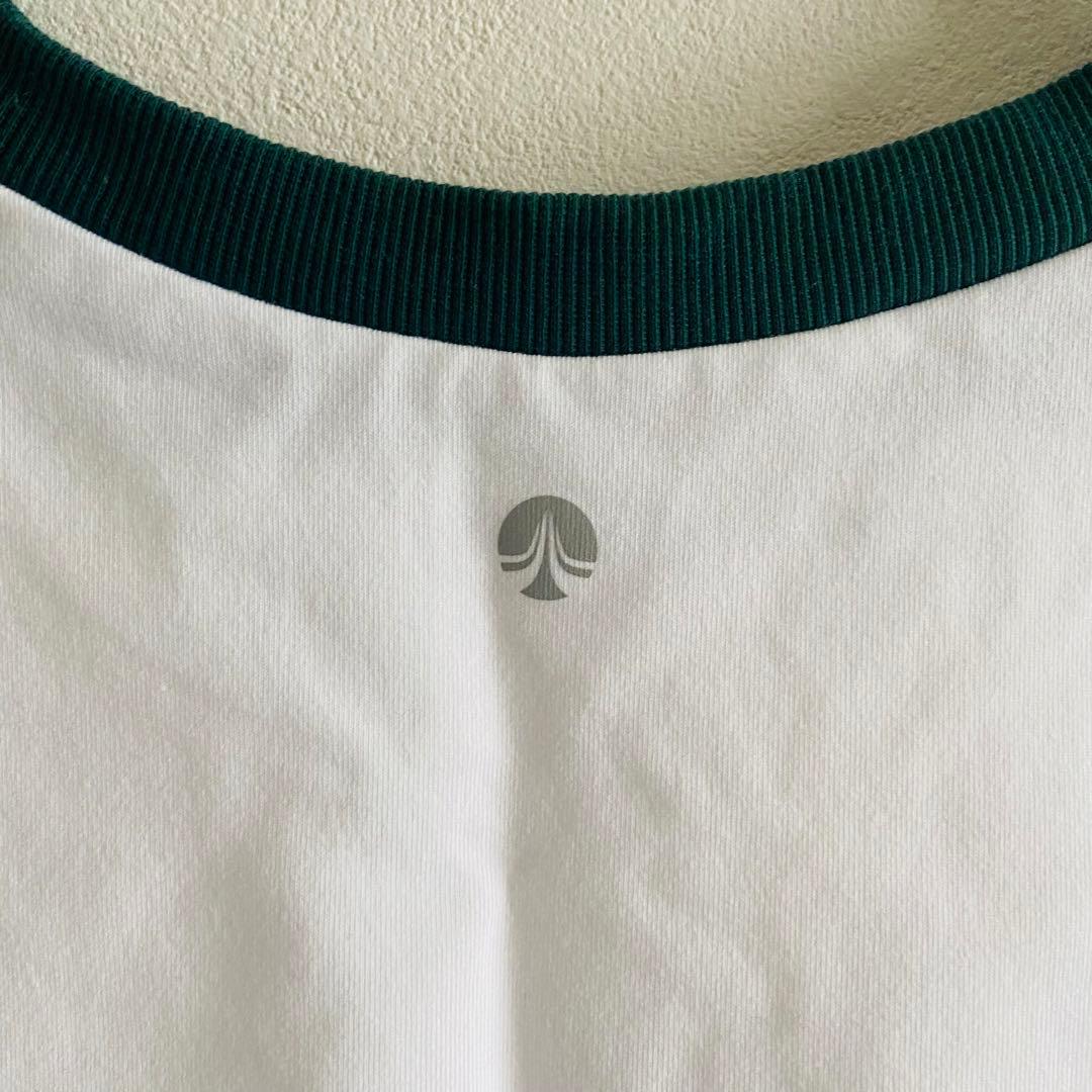 【SUKALA】ブラトップ付きラインクロップドTee サイズL L 白