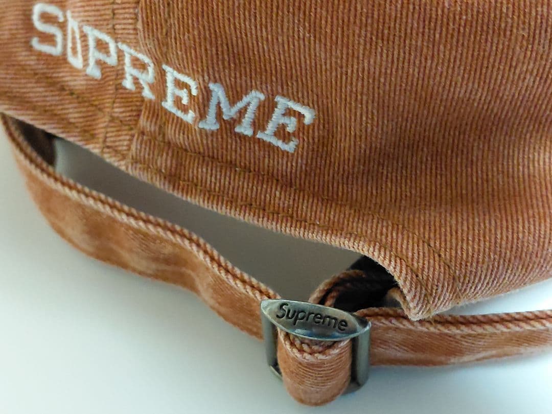 Supreme　Pigment　Print　S Logo　6-Panel　Tan