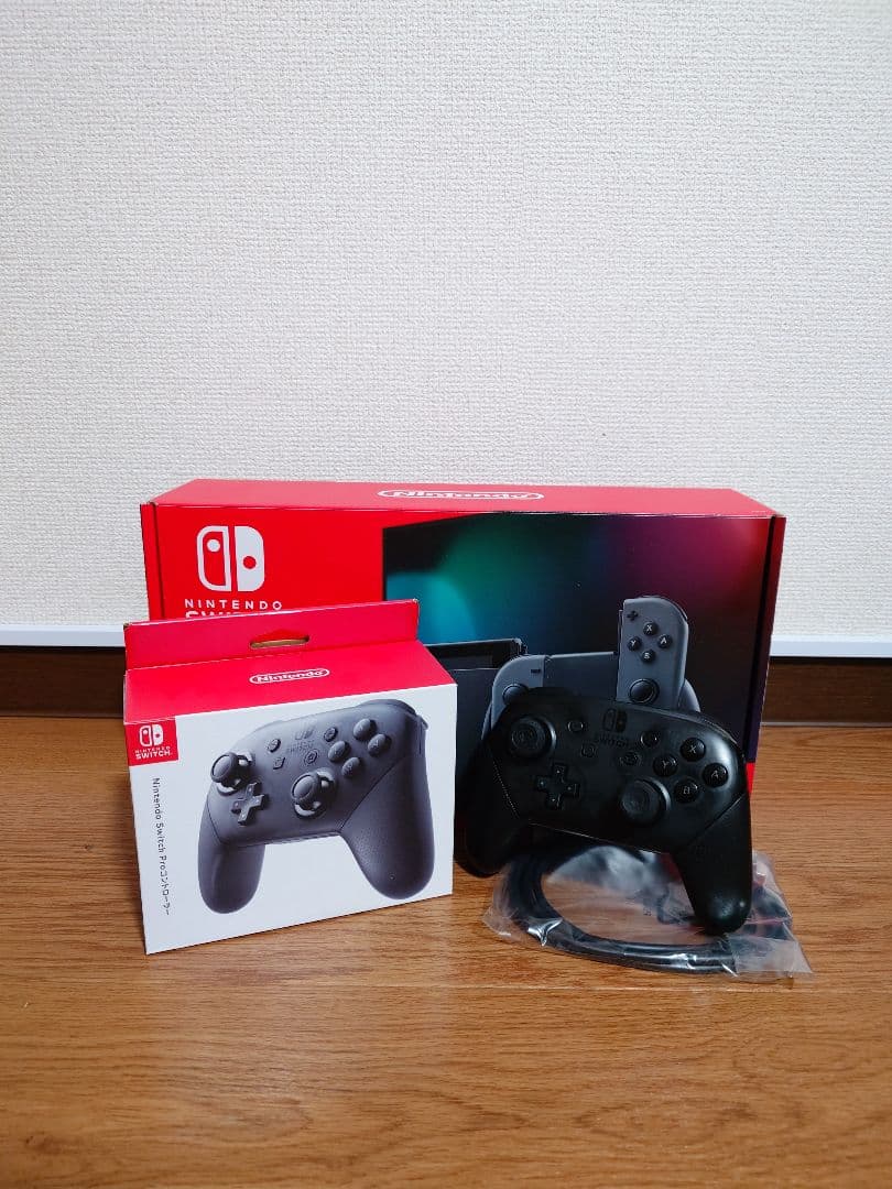 Nintendo Switch グレー本体 128GB microSDカード付属