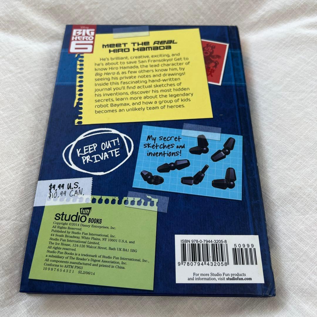 ディズニー ベイマックス ヒロの日記 洋書