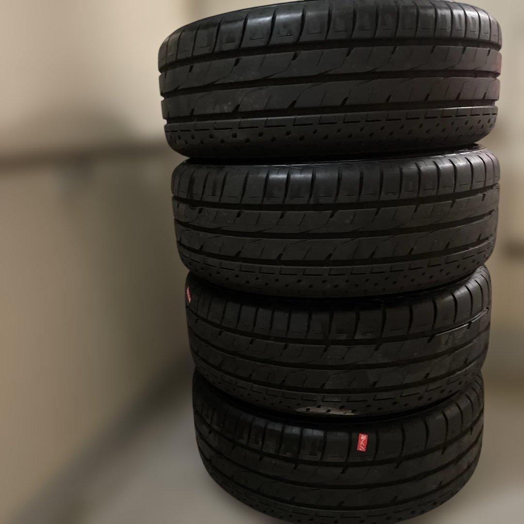 30ヴェルファイア 純正 18インチ ホイール4セット　タイヤはブリヂストン