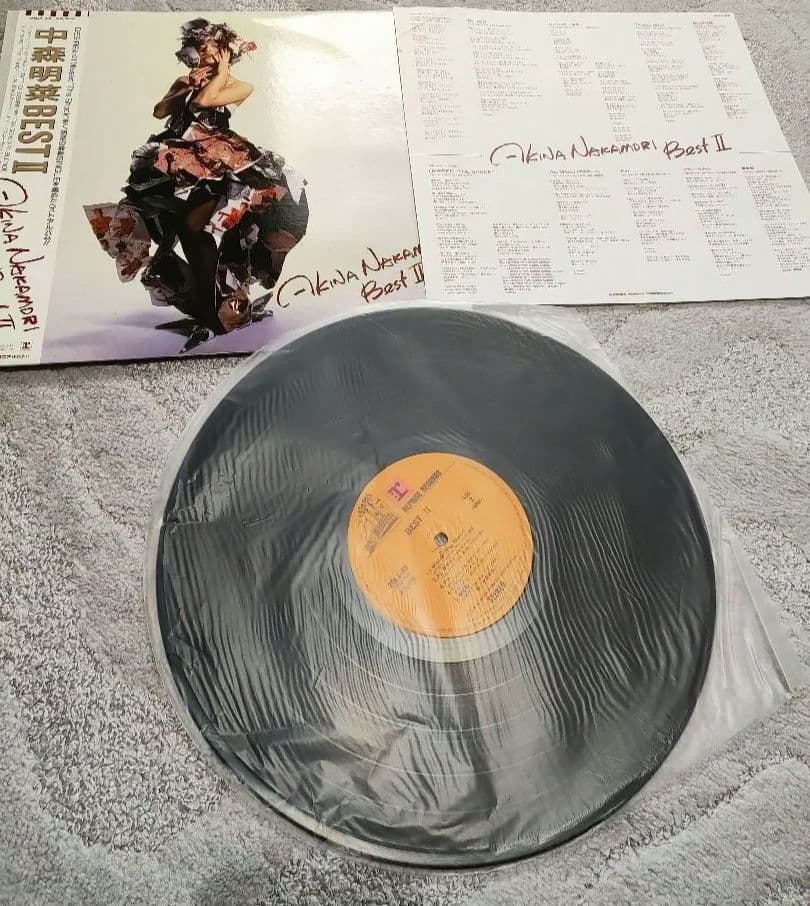 中森明菜 BEST II レコード
