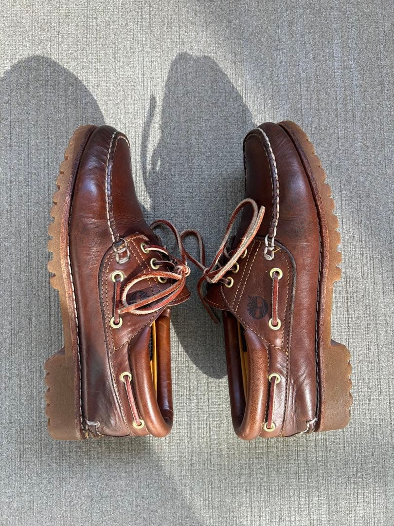 Timberland 3eyes 7.5 25.5cm バーガンディ