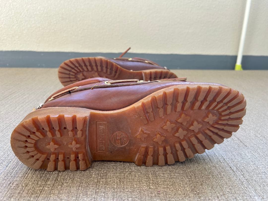 Timberland 3eyes 7.5 25.5cm バーガンディ