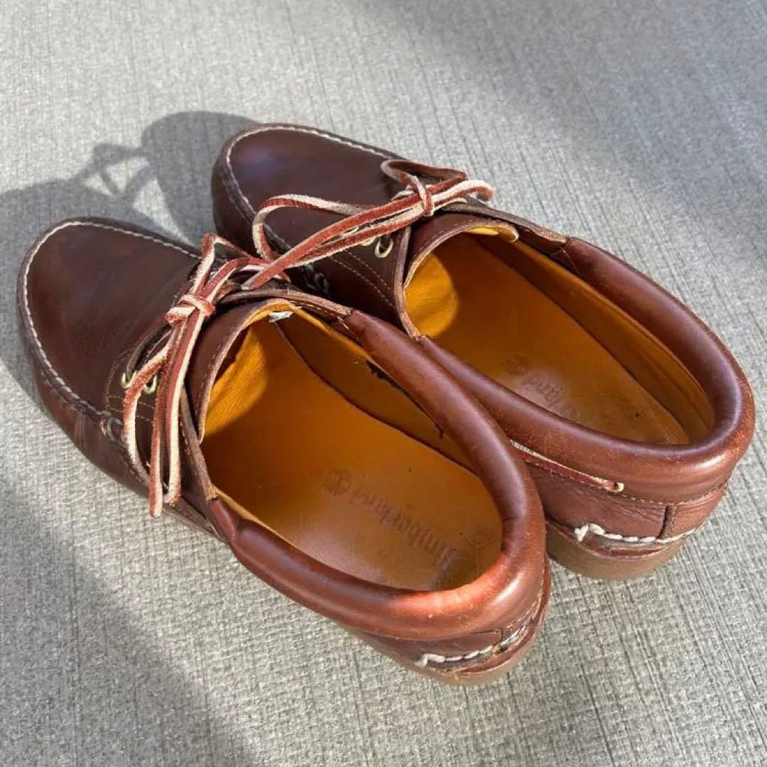 Timberland 3eyes 7.5 25.5cm バーガンディ