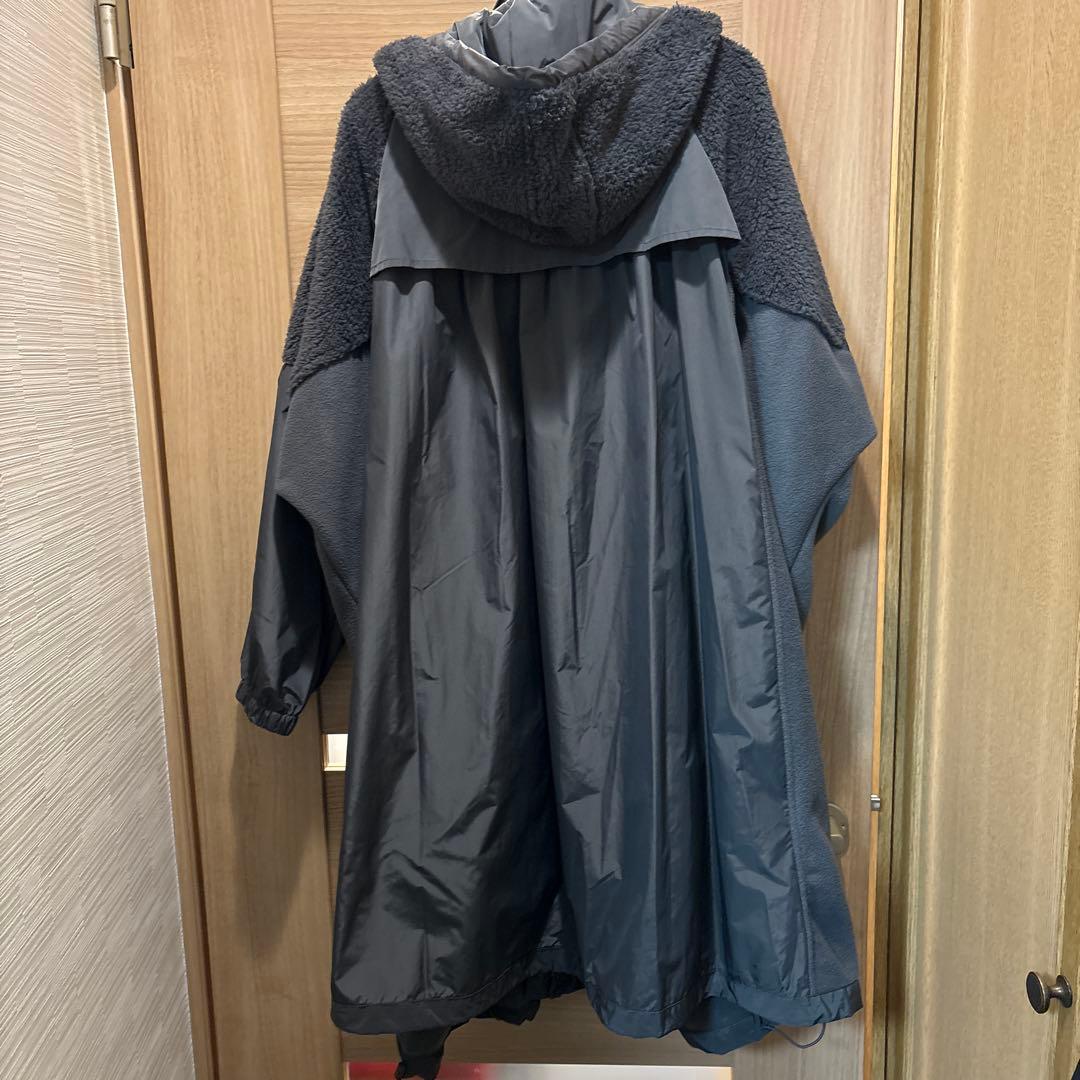新品タグ付　ヤマダヤ　LASUD（ラシュッド） フリースドッキングロングブルゾン