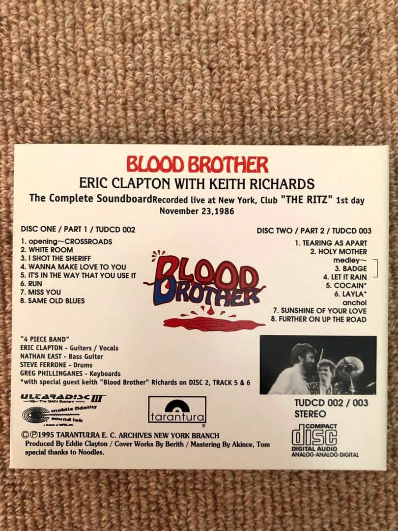 洋楽 ERIC CLAPTON BLOOD BROTHER