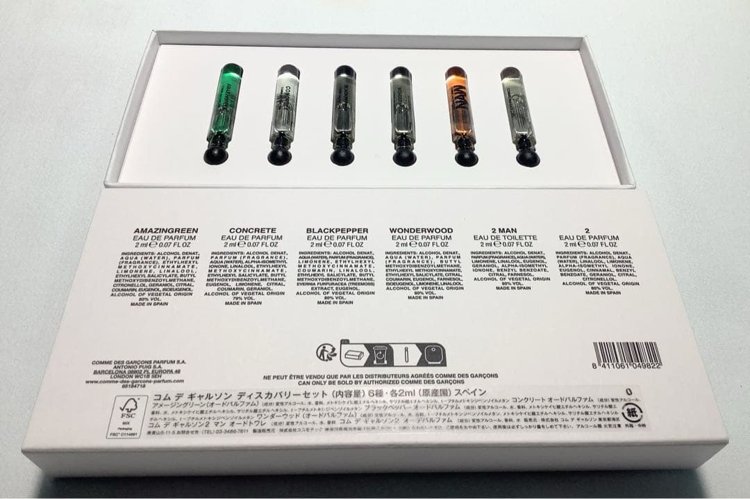 COMME des GARÇONS 香水 ディスカバリーセット　開封品