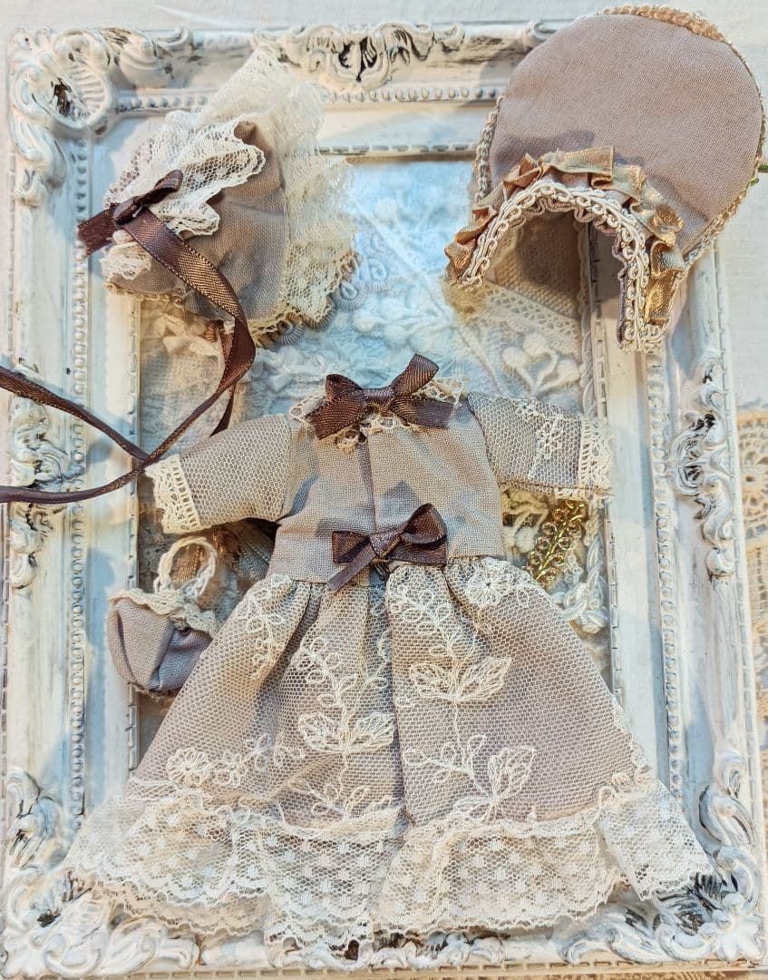 オーダー品　Handmade　ミニョネット　ビスクドール