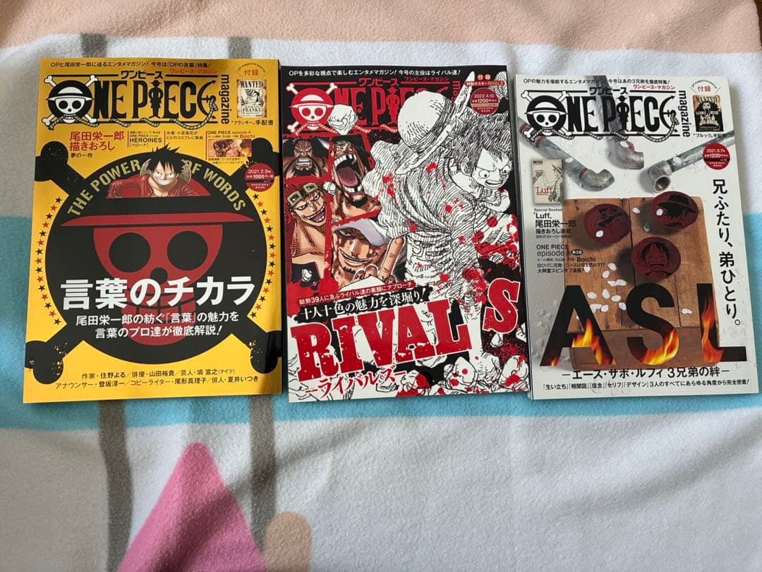 ONE PIECE 漫画　小説　magazine