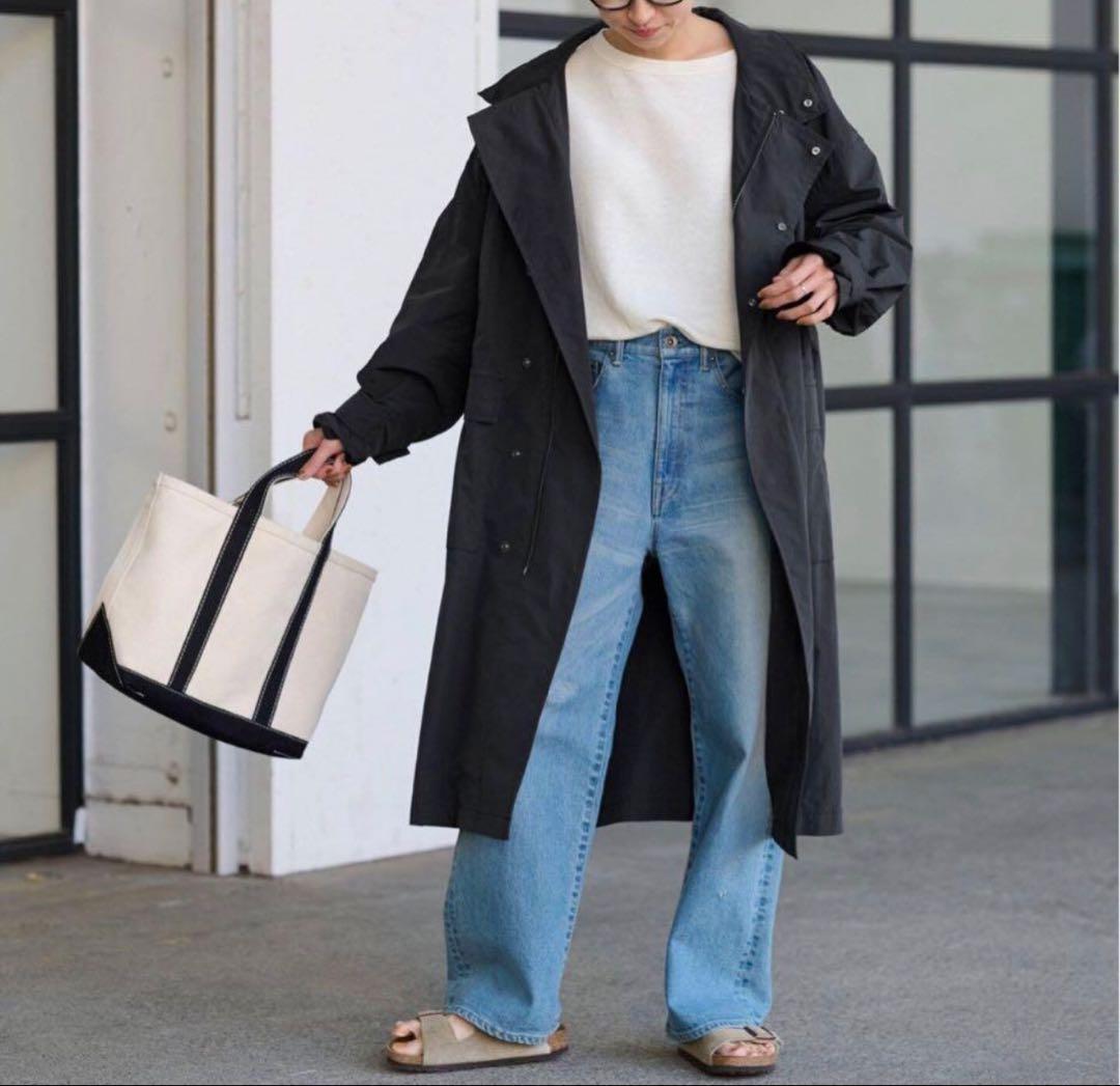フレームワーク 大人気　デニムストレートパンツ　38 ブルー