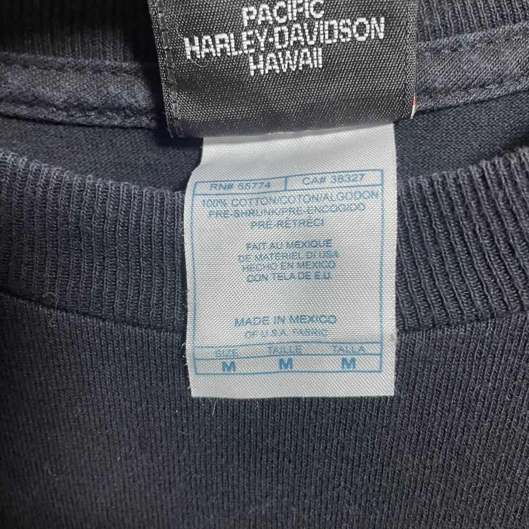 ハーレーダビッドソン　半袖Tシャツ　ハワイプリント　メンズMサイズ