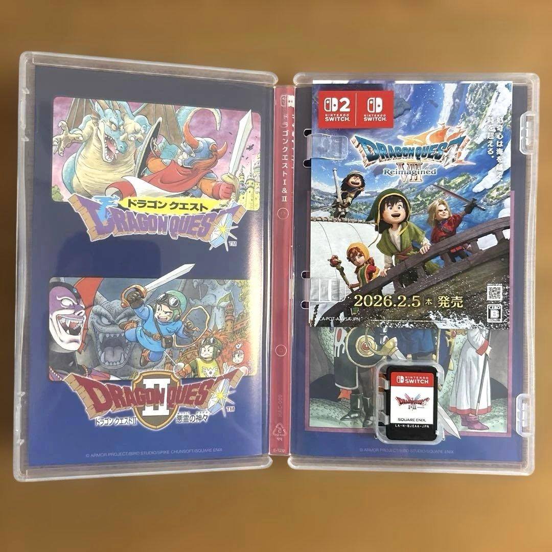 Switch版 ドラゴンクエストⅠ・Ⅱ ゲーム&攻略本セット