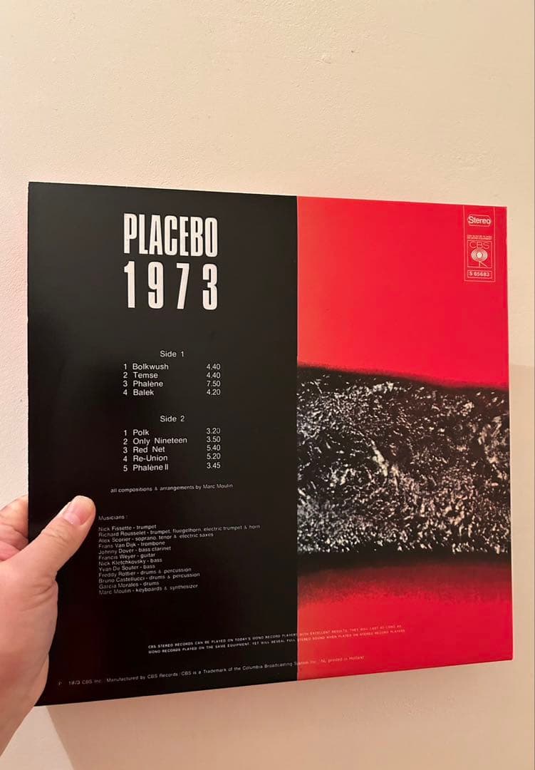 Placebo 1973 マークムーラン　人間発電所　DEV LARGE レア