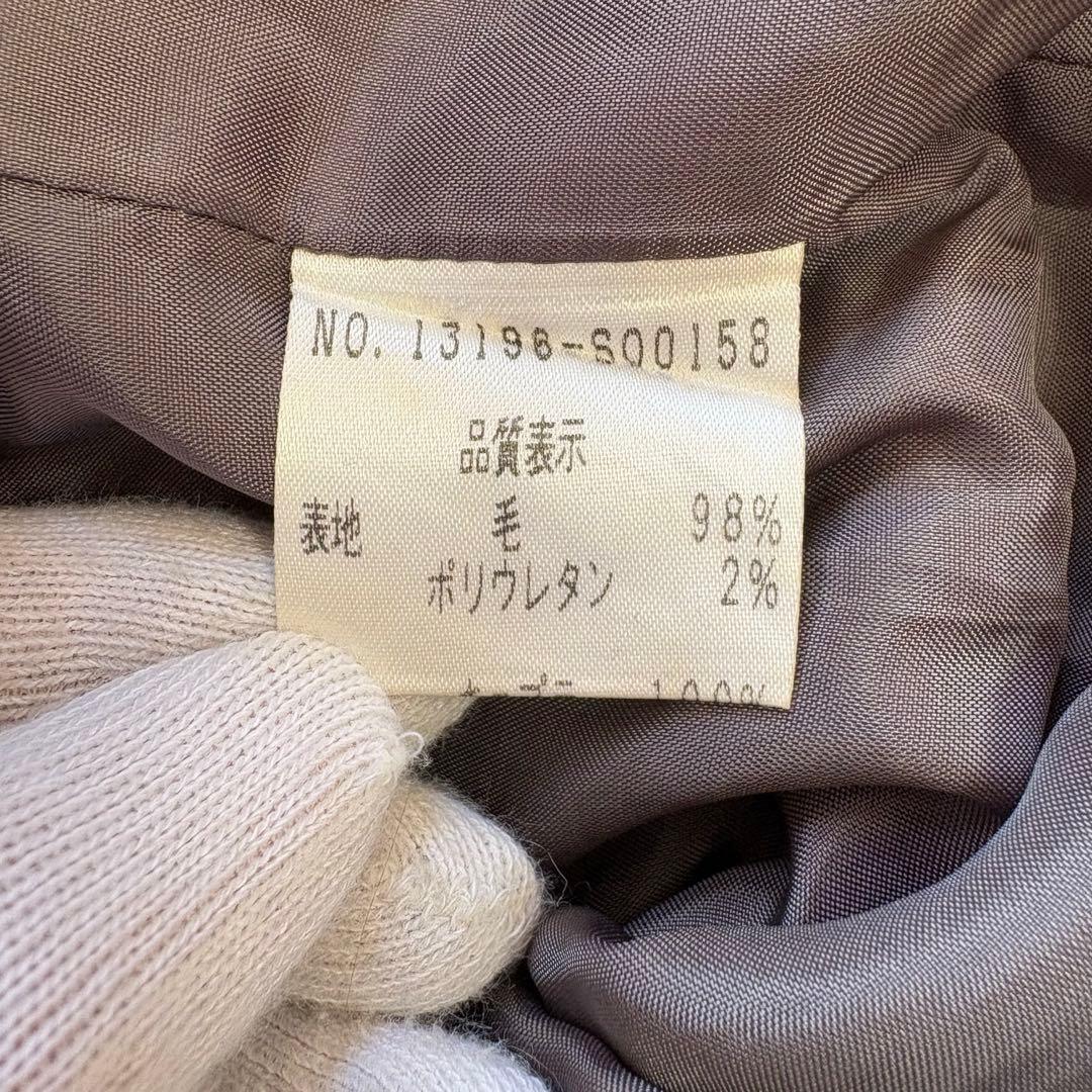 美品✨フォクシー ウール ロングワンピース グレー 38 M 卒園 入学