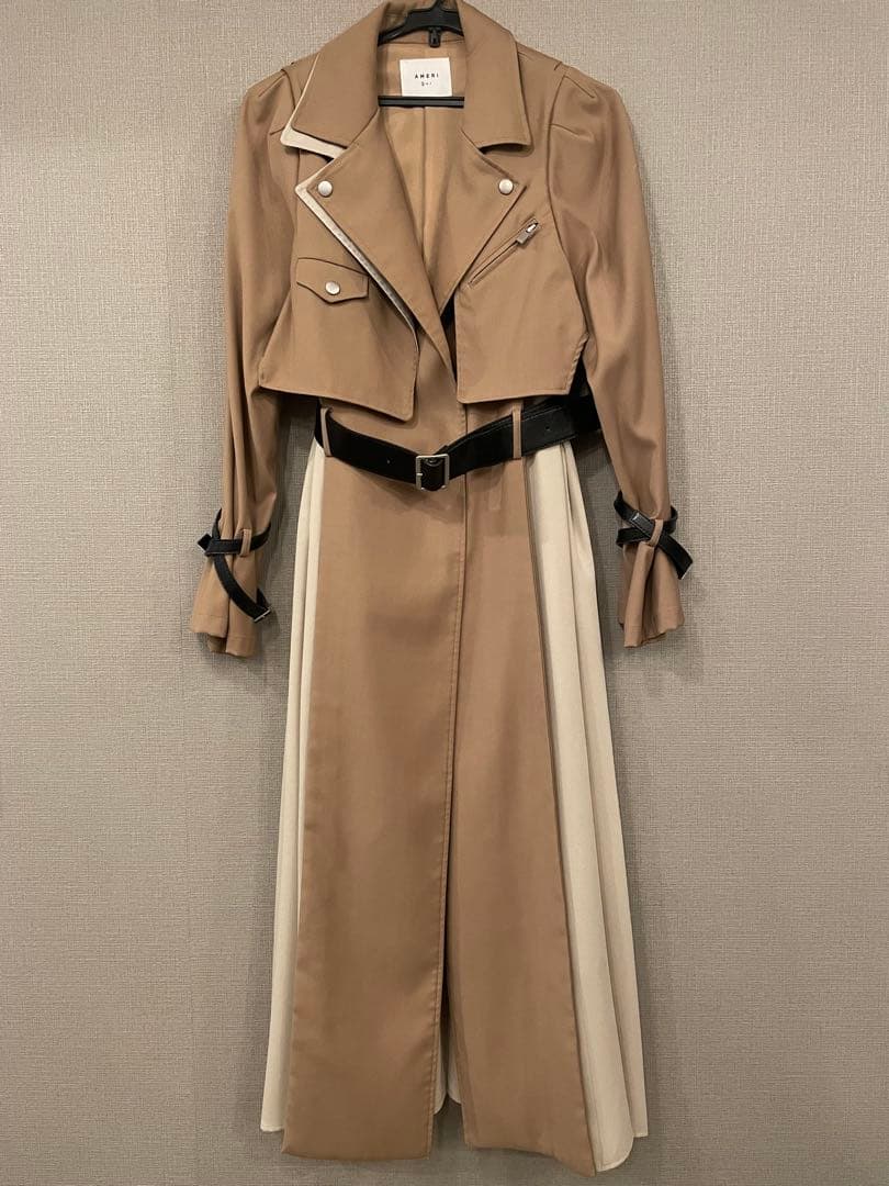 Ameri RIDERS DETAIL COAT トレンチコート