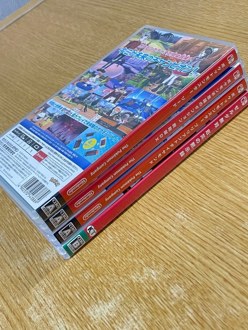 ポケモン、ゼルダ無双厄災の黙示録Switch スイッチソフト4本セット