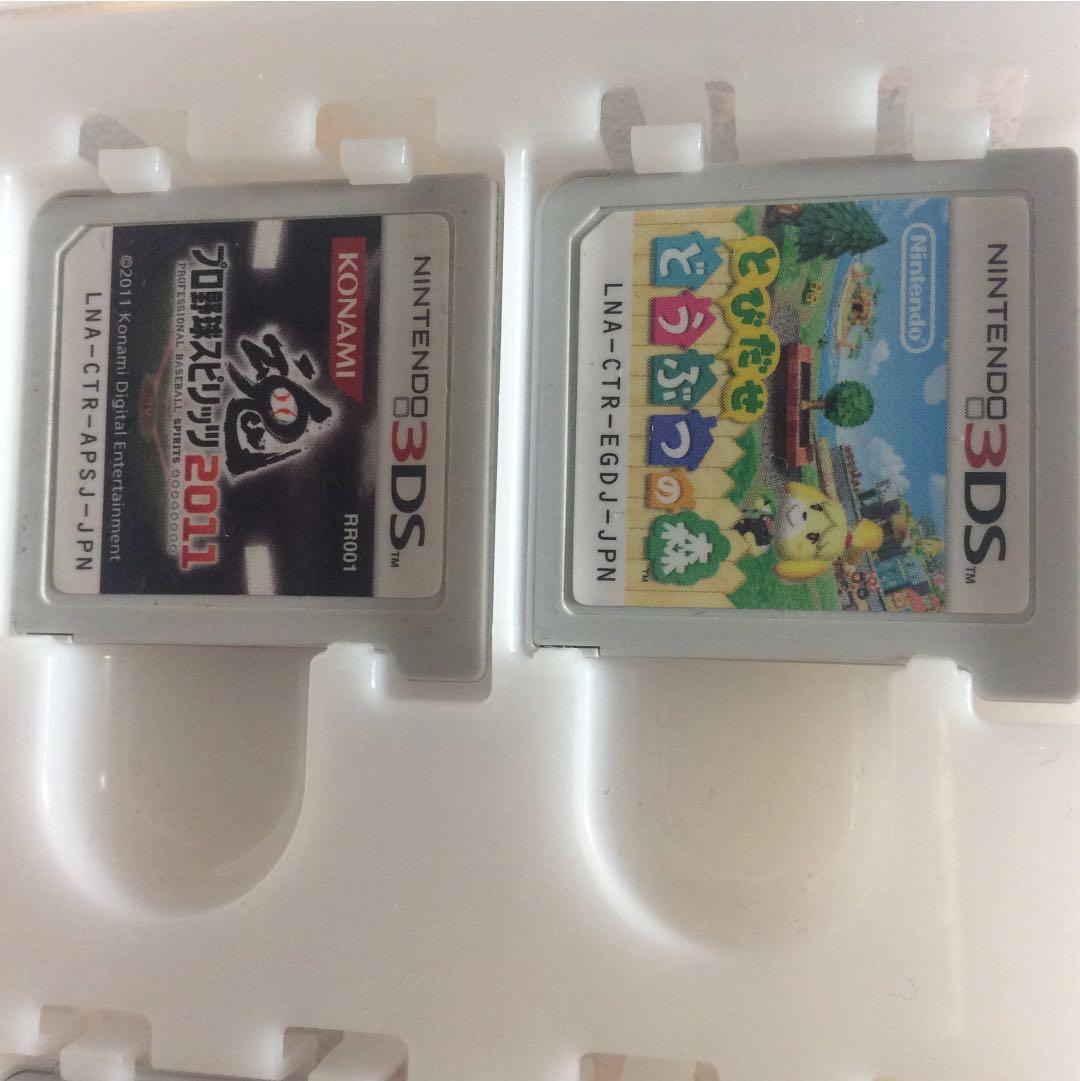 ニンテンドー3DS LL レッド×ブラック どうぶつの森他6種セット