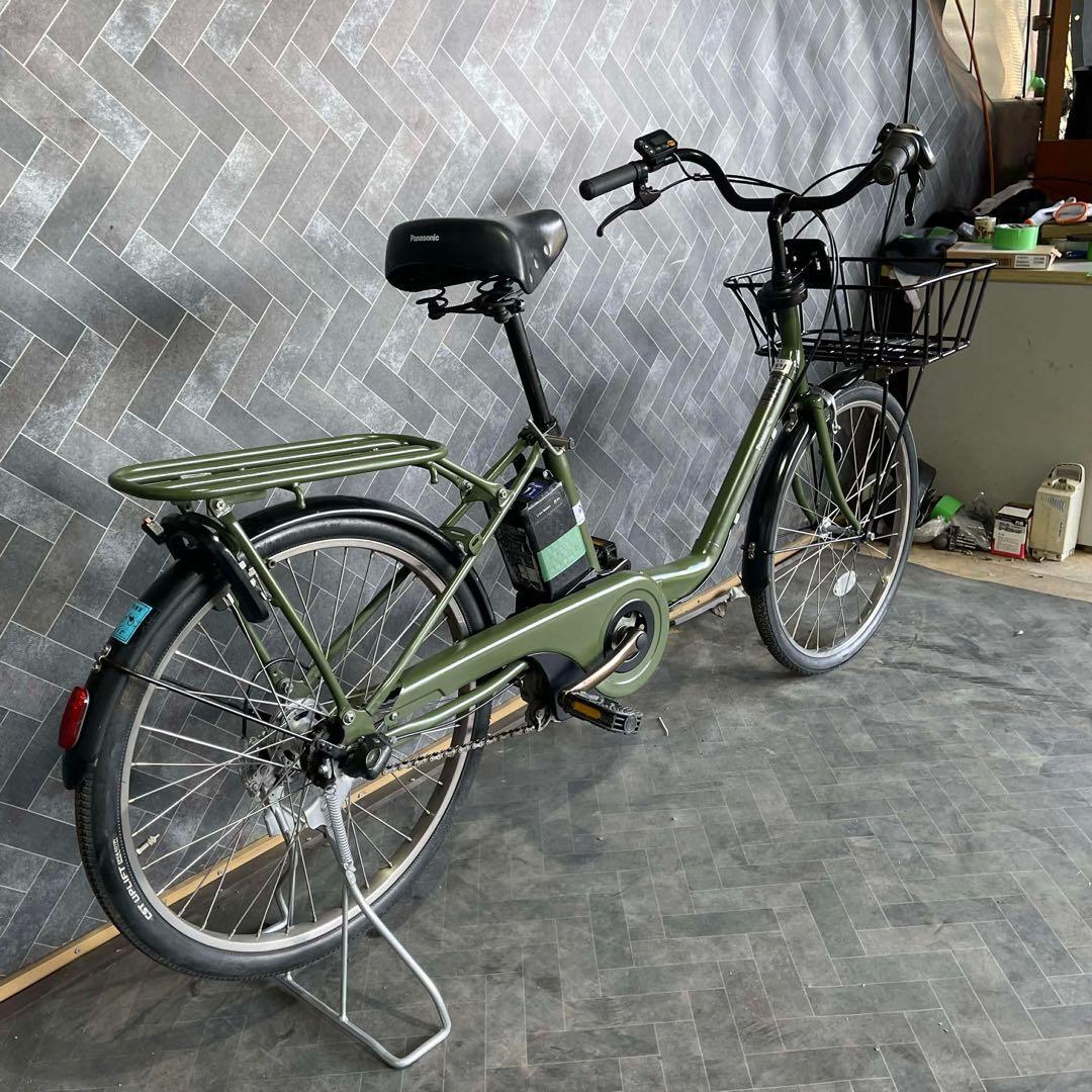 電動アシスト自転車 オリーブグリーン