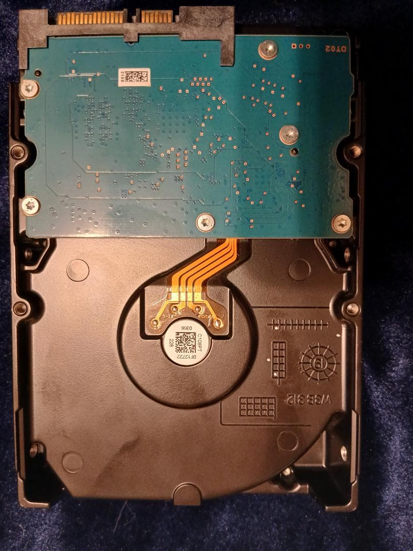 東芝 6TB HDD DT02ABA600 使用4814h 電源20回