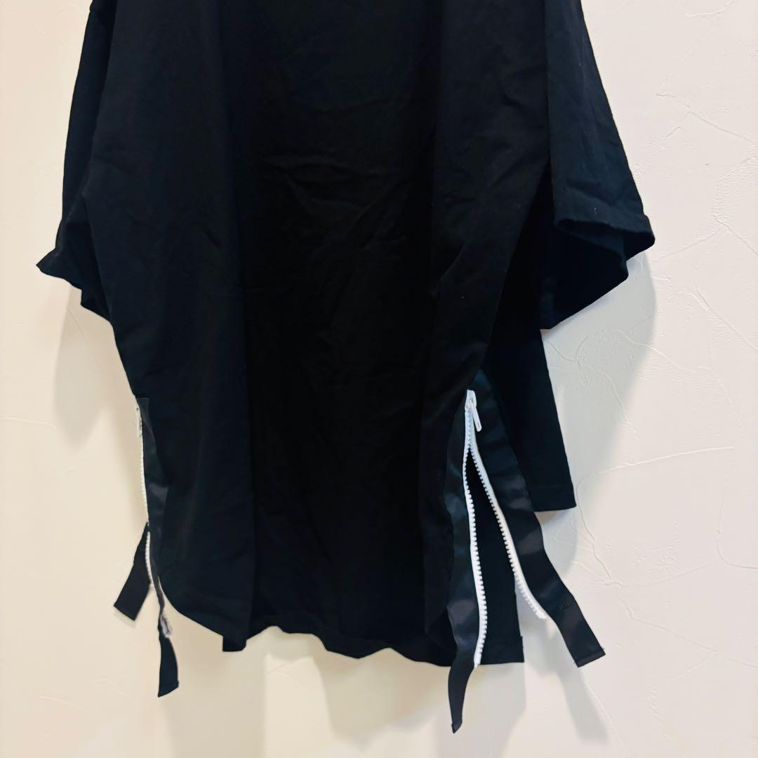 【美品】 SCOTCLUB エンボス箔ロゴサイドジップTEE Tシャツ