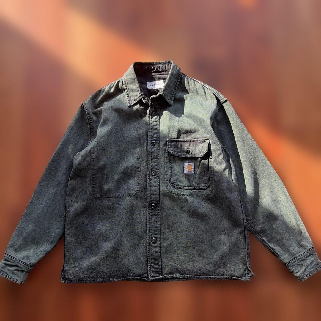 Carhartt オリーブグリーン カバーオールRENO SHIRT JAC