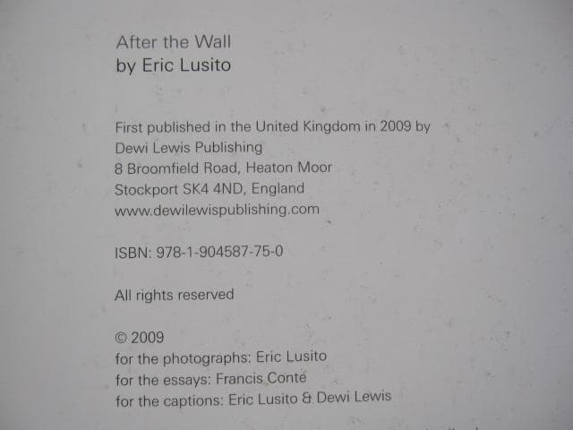AFTER THE WALL　Eric Lusito