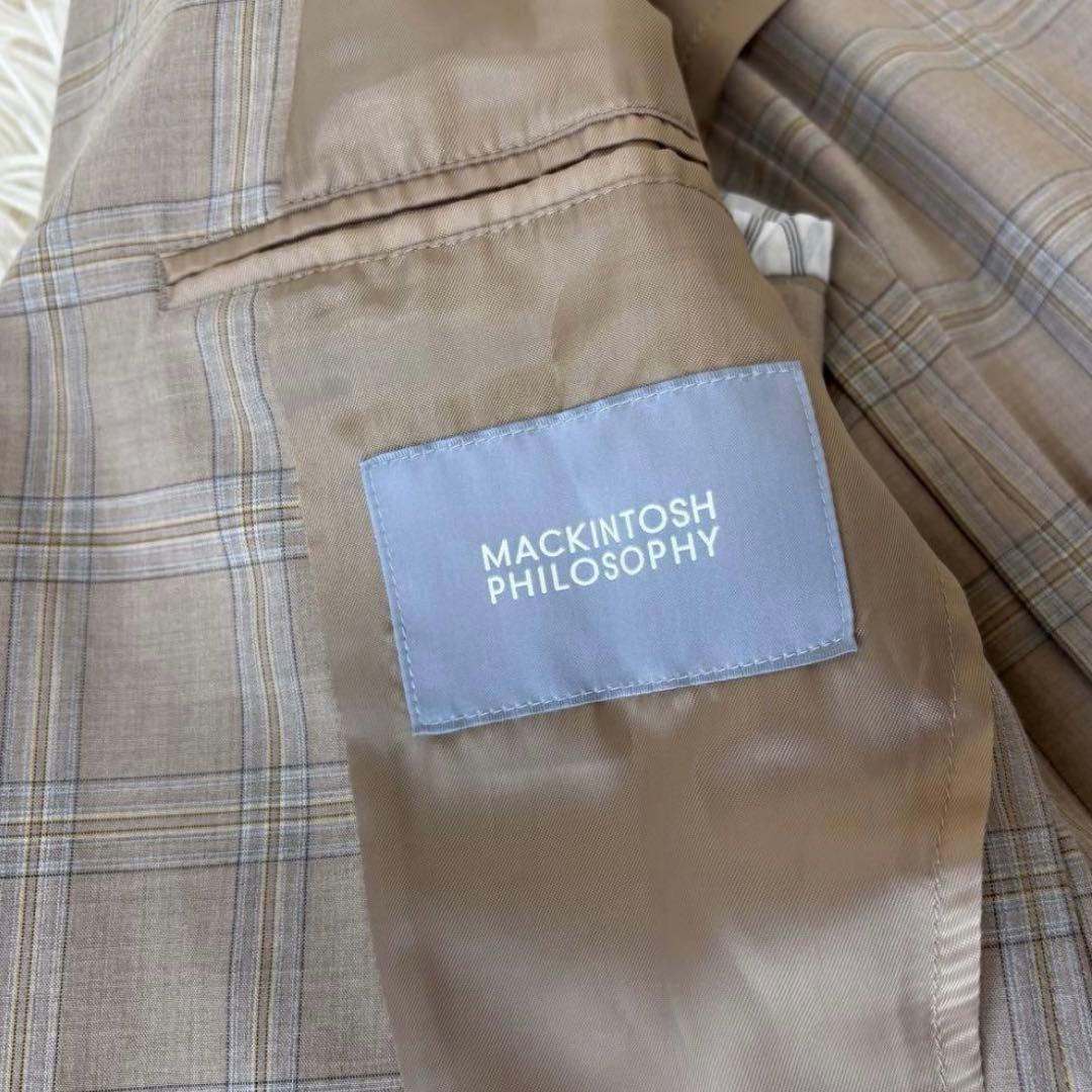 MACKINTOSHPHILOSOPHY✨ ブリティッシュチェックブレザー　M