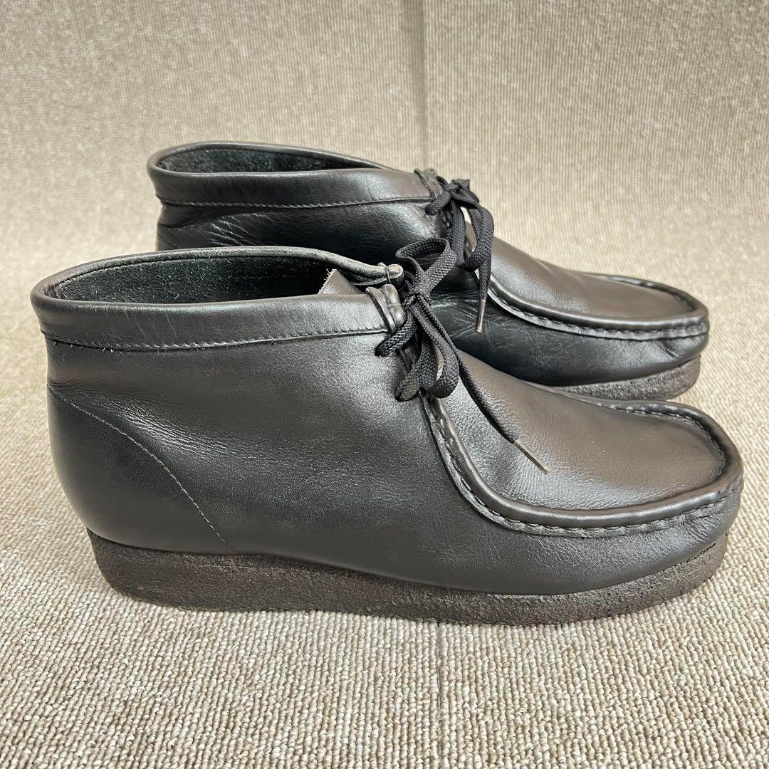 クラークス Clarks ワラビー ブラック レザー UK8