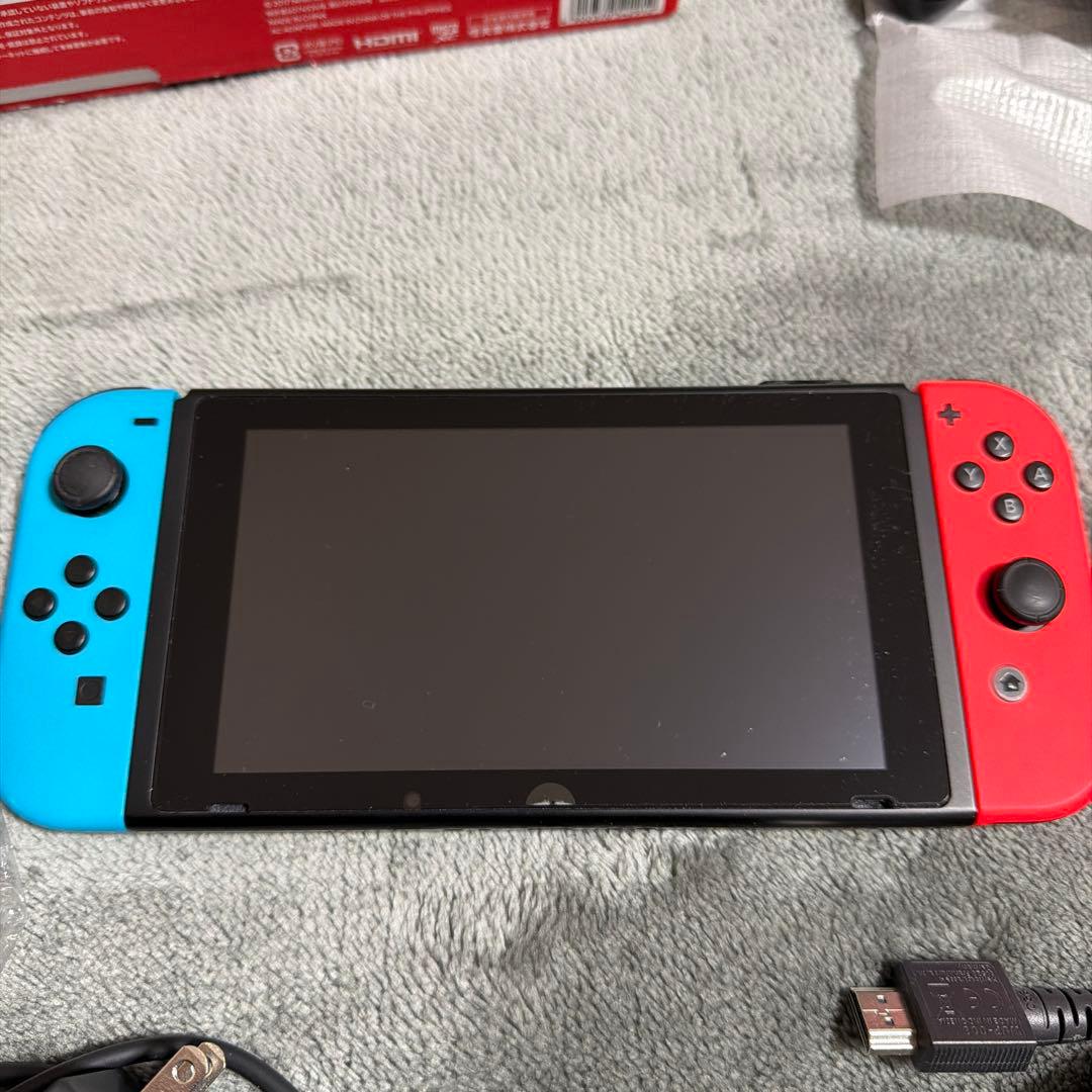 ニンテンドースイッチ 本体 ネオンブルー ネオンレッド 美品