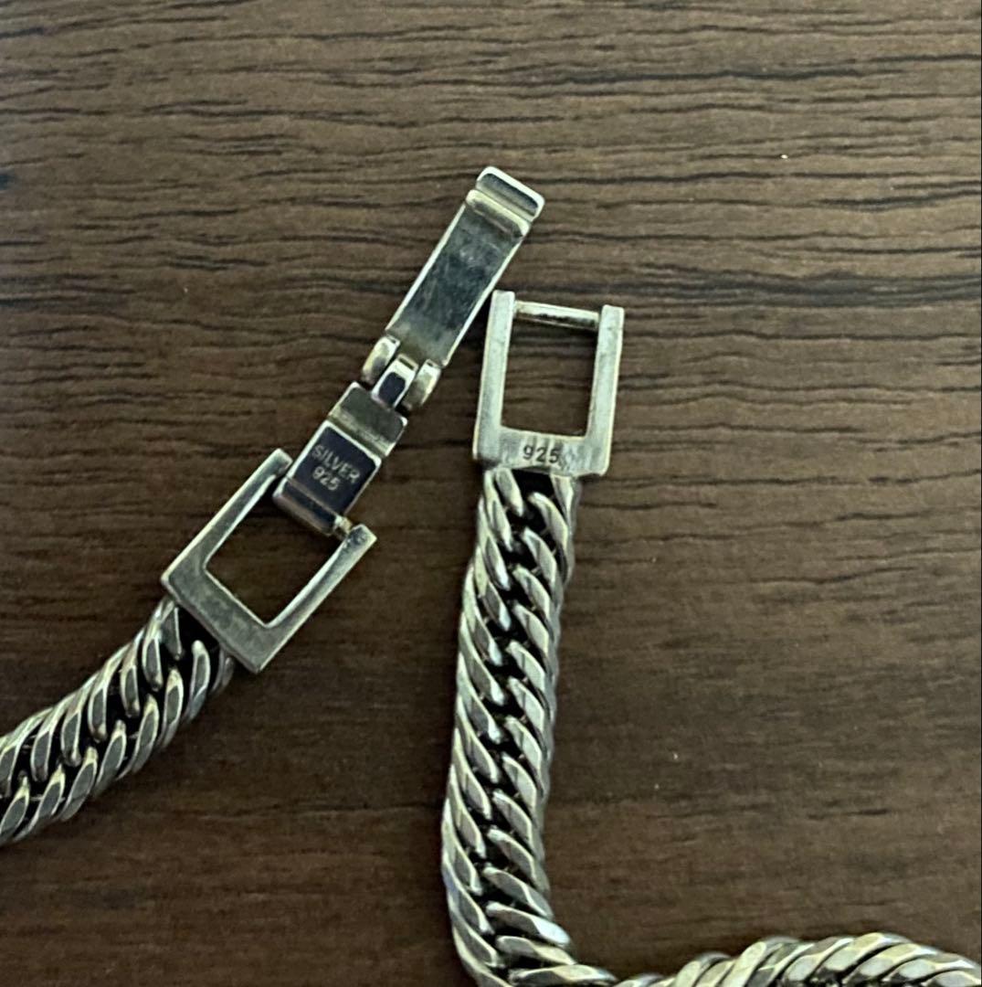 SILVER925 12面トリプル ダイヤモンドカット 50cm