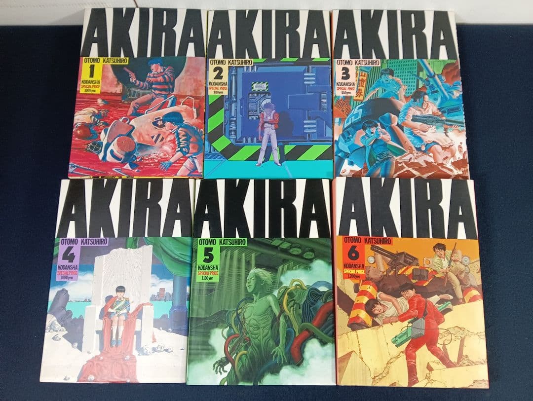 ま*あ様 AKIRA 全巻セット 大友克洋 講談社 1巻以外初版