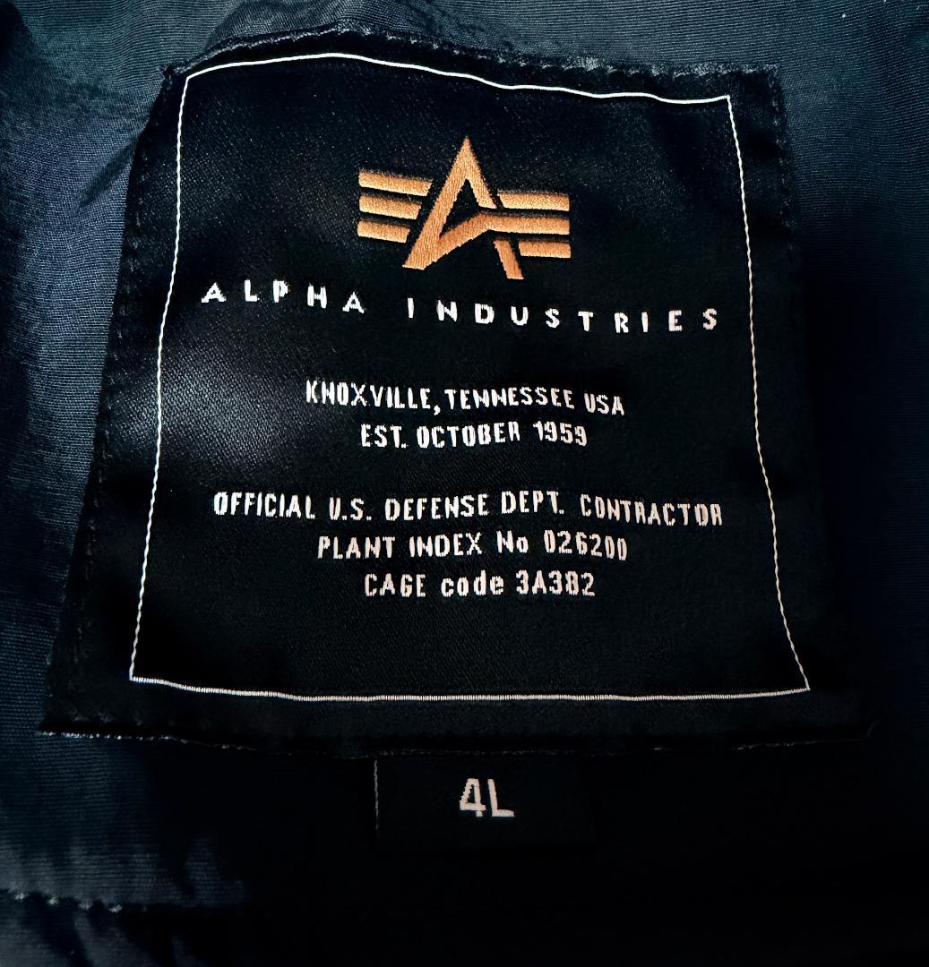 【新品】 ALPHA INDUSTRIES アルファインダストリーズ ジャケット