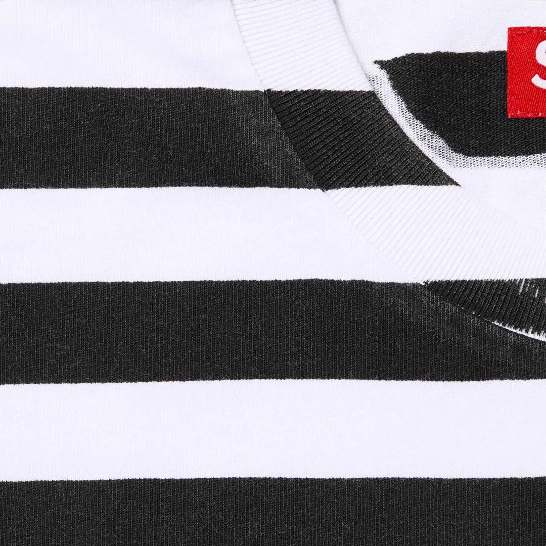 トップス SUPREME Overprint Stripe S/S Top