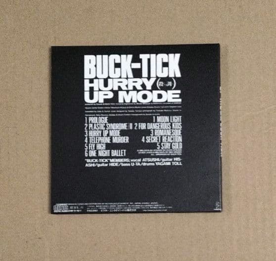 紙ジャケット仕様 HURRY UP MODE BUCK-TICK バクチク 限定