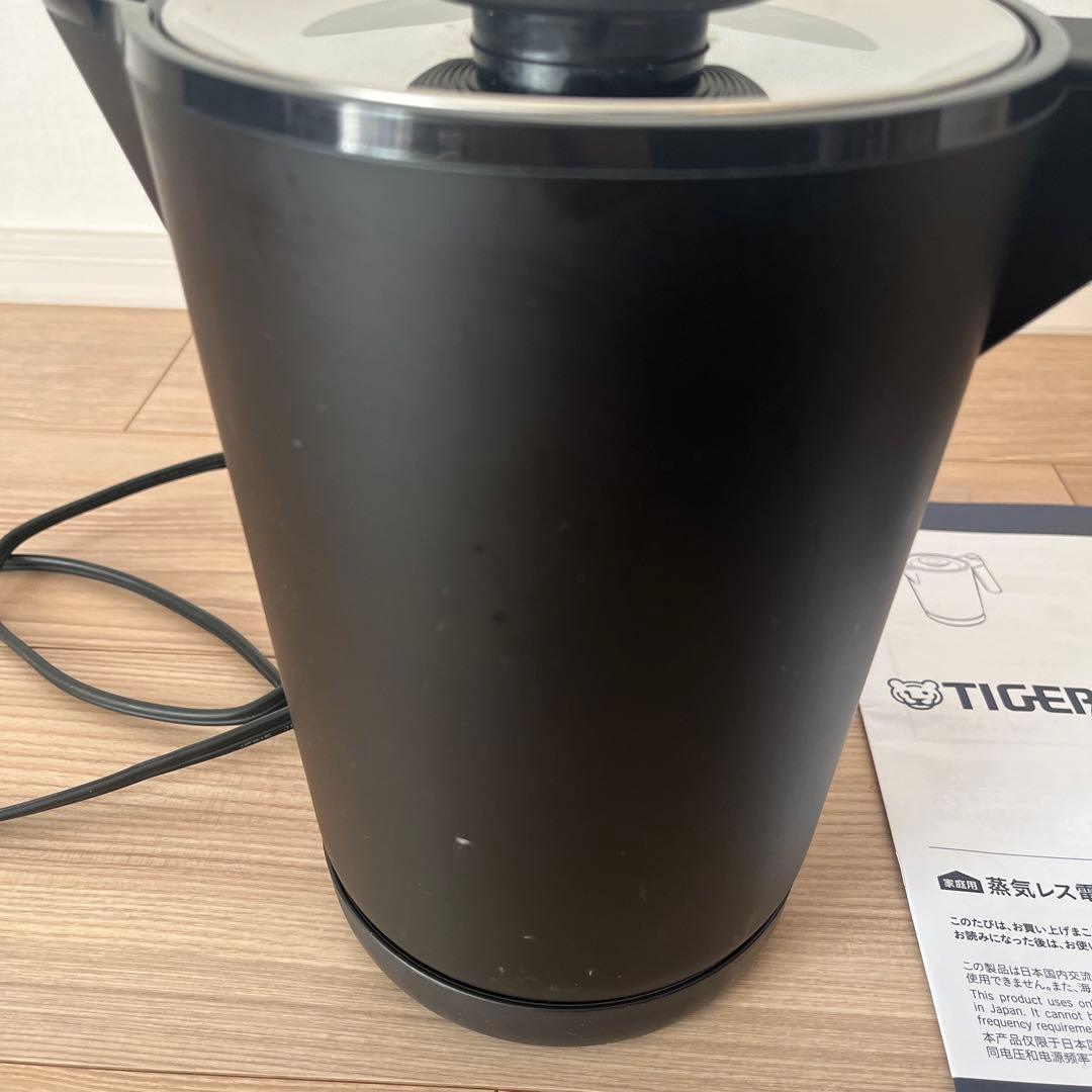 タイガー魔法瓶 電気ケトル 温度調節 PTQ-A100 ブラック　黒