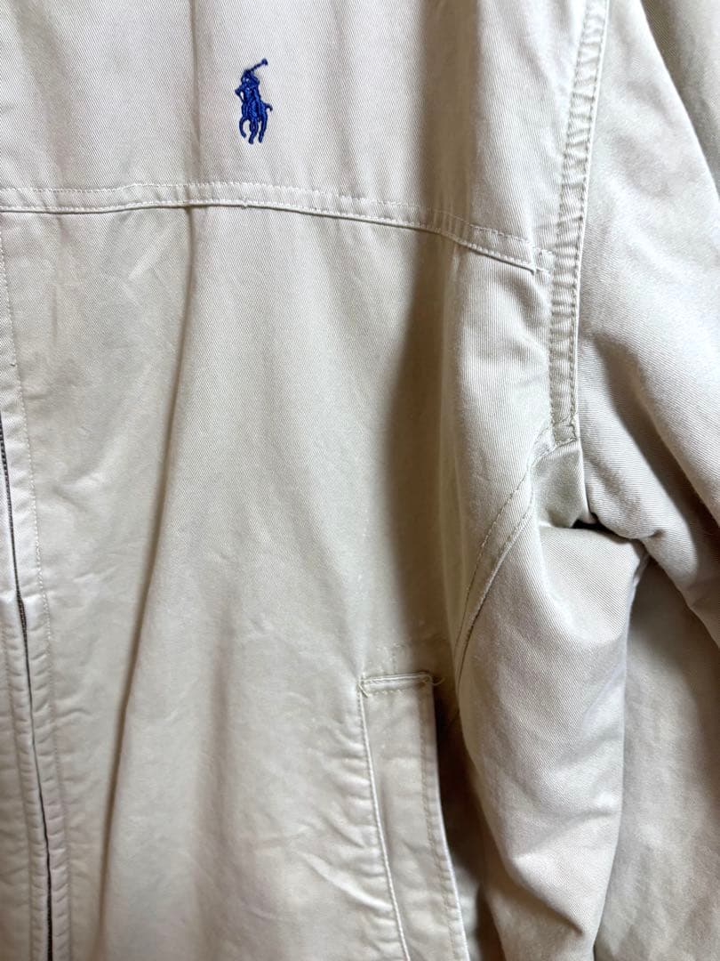 【希少】メンズLポニーロゴ　ラルフローレン スイングトップ 金属ボタン 90s