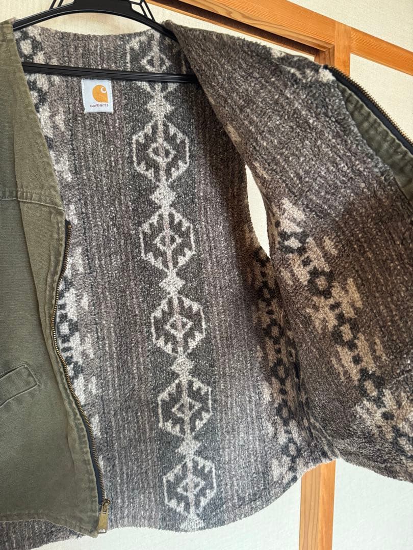 【汚れ有】Carhartt ベスト　ヴィンテージ