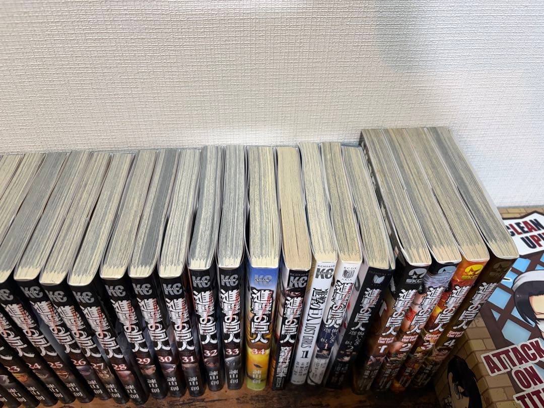【中古】進撃の巨人 全巻セット＋スピンオフ作品