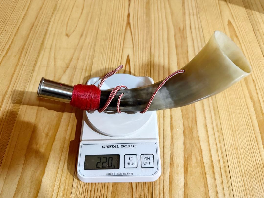 法螺貝の歌口とスイスアルプスホルンのヒュージョン❣️ほら貝　ホラガイ　水牛の角笛