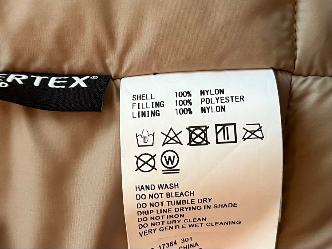 ジャケット・アウター HYKE PERTEX PUFF PARKA SAND STONE 4