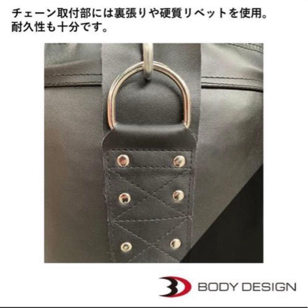 高級レザー製サンドバッグ 直径40cm 高さ130cm グローブのおまけ付き