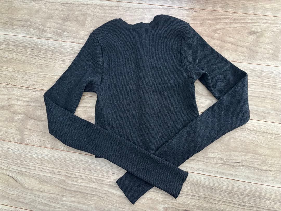 新品未使用　AURALEE【RIB KNIT SHORT CARDIGAN】