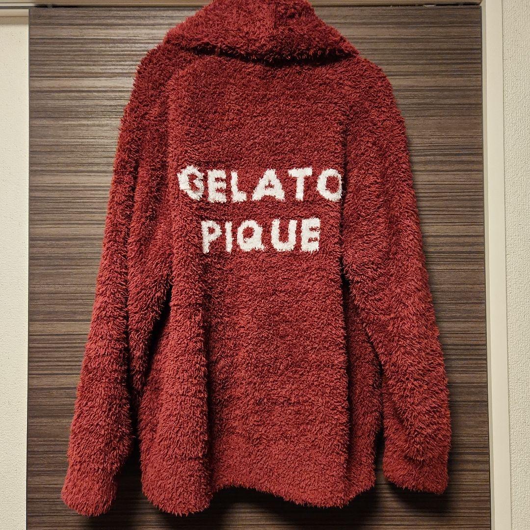 【お値段交渉歓迎】GELATO PIQUE 　ルームウェア カーディガン レッド