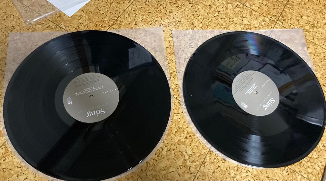 値引き！Sting Nothing Like The Sun 2枚組レコード